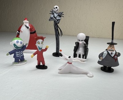 NIGHTMARE BEFORE CHRISTMAS Figure Play Set DISNEY PVC TOY Jack Zero Mayor