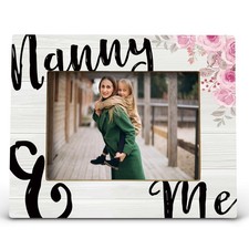 Nanny and Me Picture Photo Frame,Nanny Gifts for Grandma,Nanny Gifts,Mother's...