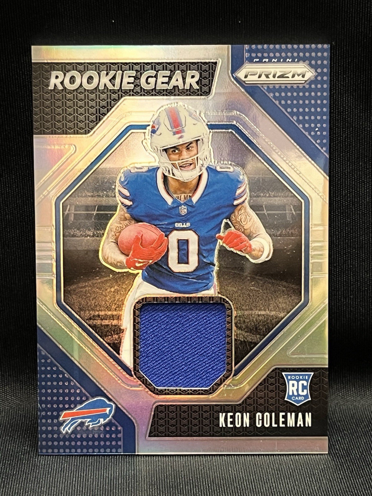 2024 Panini Prizm - Rookie Gear Keon Coleman #RG-KCN (MEM, RC)