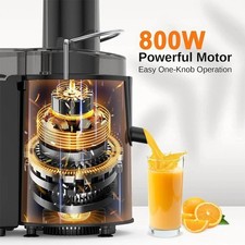 Juicer Machines Whole Fruit Vegetable Juice Maker Centrifugal Extractor 800W NEW