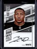 2022 Panini Donruss Elite Zamir White Pen Pals RC Rookie Auto #PP-ZW Raiders