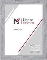 Mendeframes Bilderrahmen H750 Massivholz 10X15 Cm Grau Kunstglas