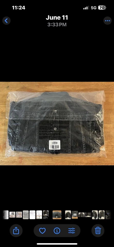 Yeezy Gap Denim Jacket - Image 4 of 4