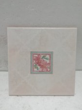 DECORO CIDONIA ROSA  IN GRES PORCELLANATO AD UN TERZO DEL PREZZO!!! 20 X 20