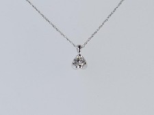 18" 14K White Gold 1/5 CTW Lab Created Round Diamond Necklace AM1089719 