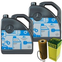 Mann ÖLfilter 10L MotoröL 5W-40 MB 229.5 FüR Mercedes C-Klasse SLK