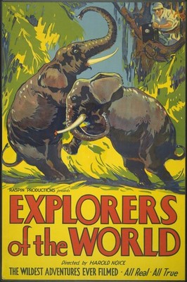   Explorers of the World (1920s) Poster - 24x36  Premium Matte Paper