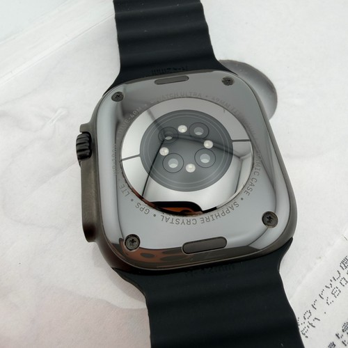 Apple Watch Ultra 2 49mm Titanium Case w/ Black Ocean Band MX4P3LW/A 9K - Picture 7 of 8
