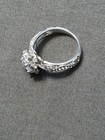 Estate  - Silver Tone - Brilliant White Stones - Vintage Ring - Item 465 — photo 7