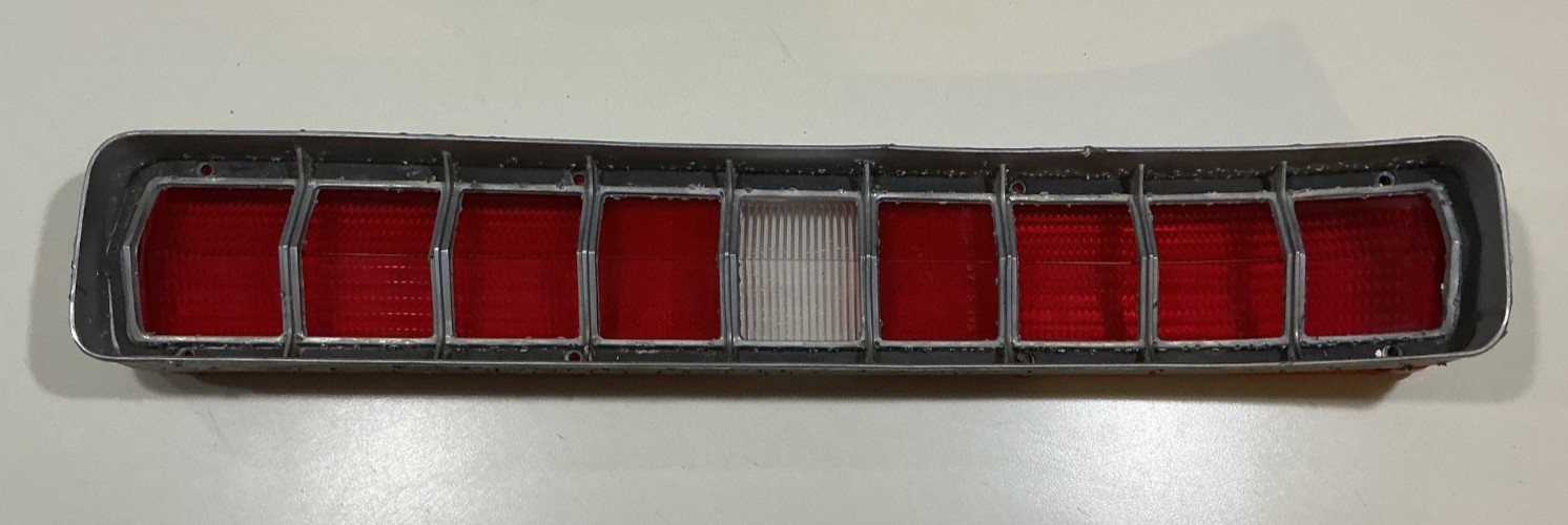1971 PLYMOUTH SPORT FURY GT PASSENGER SIDE TAIL LIGHT LENSE AND BEZEL