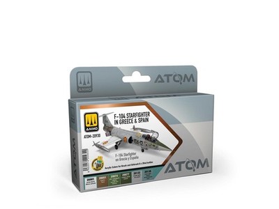 AMMO MIG-ATOM Acrylfarben Set F-104 Starfighter in Griechenland und Spanien, ...