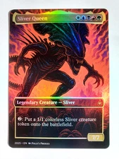 Sliver Queen FOIL Proxy Playtest Card with Custom Alien Art Design