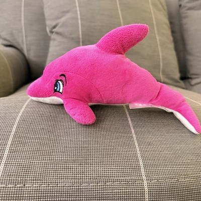 S.E.A. Aquarium Pink White Dolphin Stuffed Animal Small 6-14 in Plush Toy
