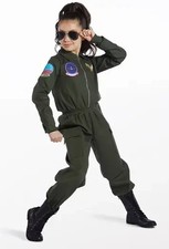 Weissman 15137 Top Gun Flight Suit dance costume Adult Small Worn Once