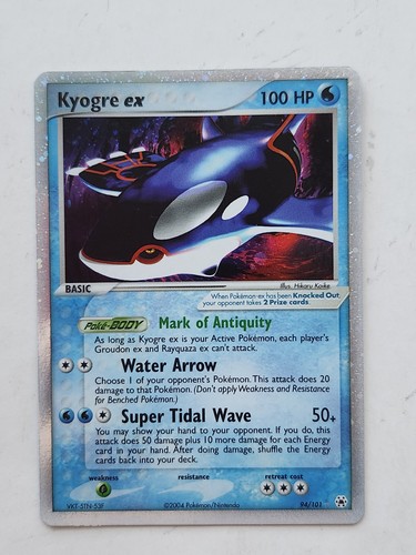 Pokemon Kyogre Ex 94/101 Hidden Legends 