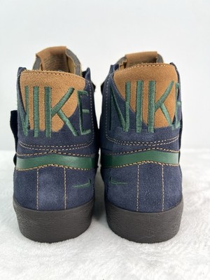 Nike SB Zoom Blazer Mid Premium Patchwork Sneaker Brown  display picture 3