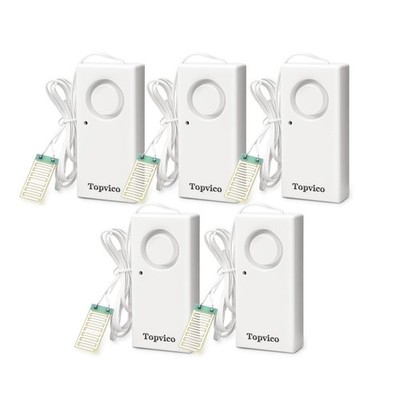 Topvico Water Alarm Leak Detector Moisture Sensor for Basements Sump Pump Dishwa