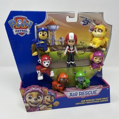 Paw Patrol Air Rescue Pups Action Figure Gift Set with Ryder 7pc