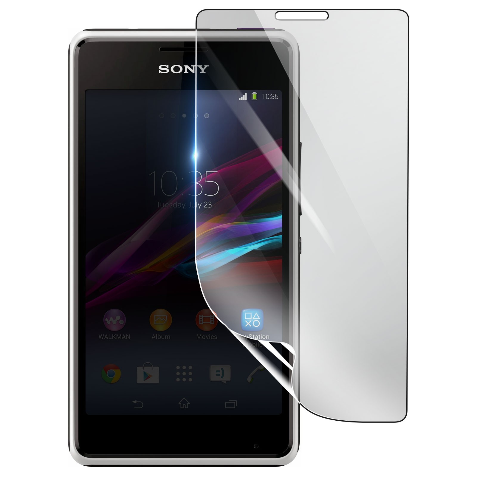Protection écran hydrogel pour Xperia E1, évitez les fissures au quotidien