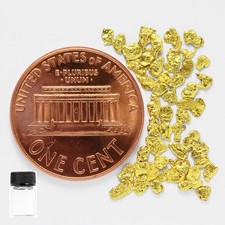 0,9427 Gramm Alaska natürliches Goldnugget --- (#80916) - Alaska Goldnugget