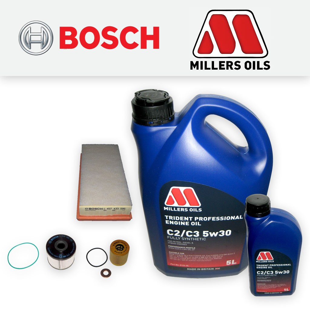 SERVICE KIT for CITROEN C5 2.0 HDI DW10C OIL AIR FUEL FILTER +6L OIL (2009-2015)