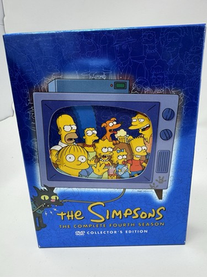 #ad The Simpsons The Complete Fourth Season 4 DVD Set Collectors Edition 4 Disc Set $15.00
