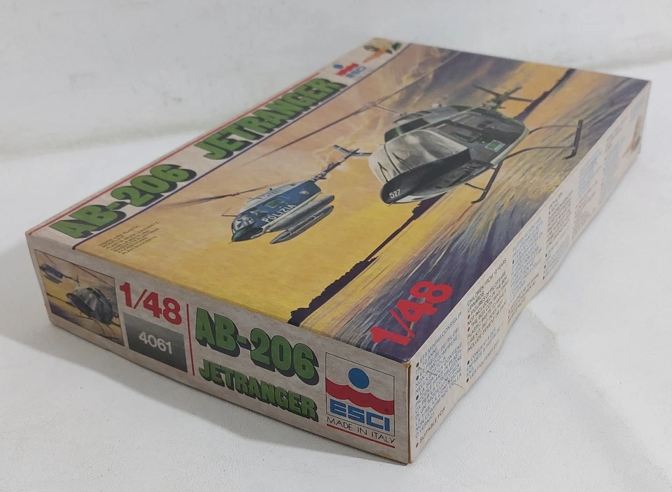 I133308 KIT ESCI 1/48 n. 4061 - Elicottero AB-206 Jetranger - Immagine 2 di 4