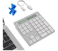 Bluetooth Wireless Number Pad and Calculator 34Keys Bluetooth