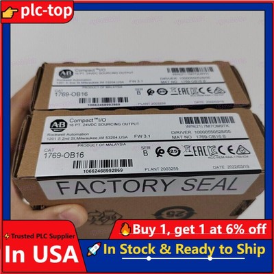 New Sealed Allen-Bradley 1769-OB16 CompactLogix 16 Pt 24VDC D/O Module USA