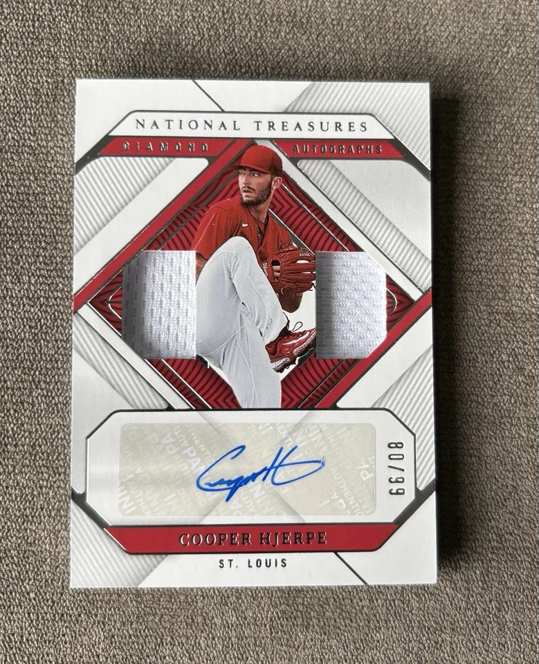 2023 NATIONAL TREASURES #DDA-CH COOPER HJERPE AUTO /99 - Image 2 of 3