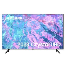 Samsung 75 Inch SMART 4K Ultra HD HDR LED TV TVPlus Black UE75CU7100KXXU