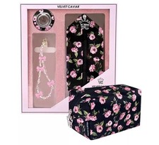 VELVET CAVIAR Phone Accessories Set - Pink Rose Floral