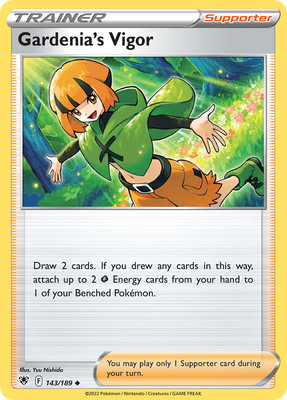 GardeniaâS Vigor | #143 | ASR | Pokemon | Regular | LP