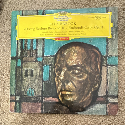 Bela Bartok Bluebeard's Castle LP Fischer-Dieskau Fricsay DG Stereo 138030
