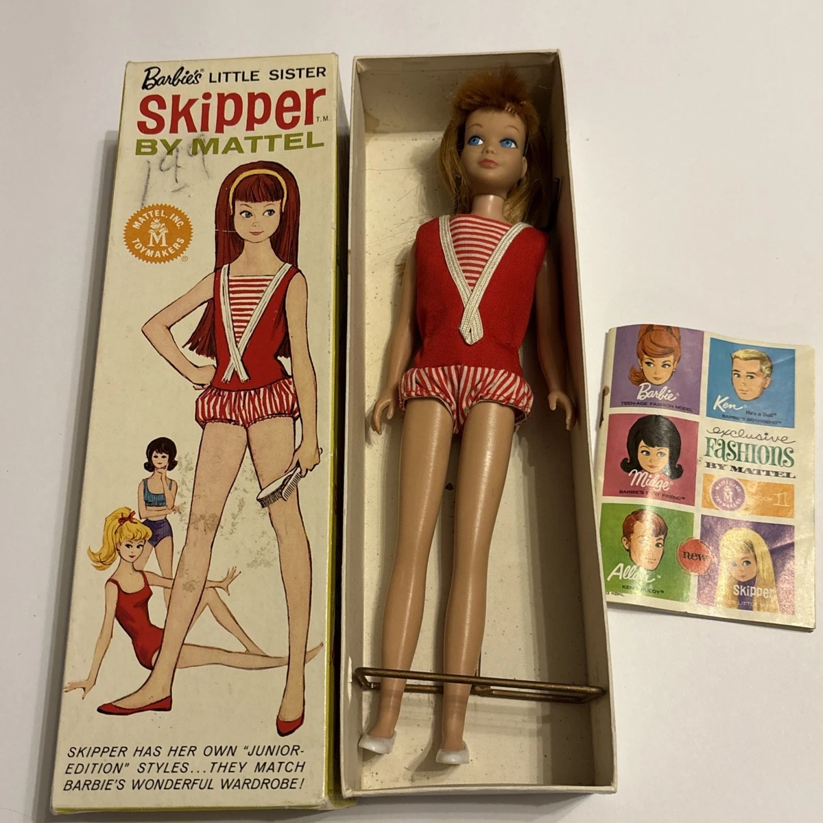 Skipper Original (Opened) with Vintage Dolls & Doll Playsets for 