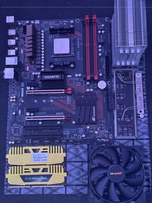 Gigabyte GA-990 x - Gaming SLI Inkl FX8350, 16GB Geil RAM + bequiet Pure Rock
