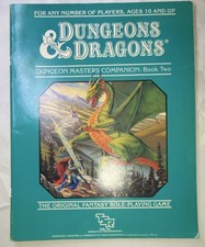 TSR Dungeons & Dragons Dungeon Masters Companion Book Two 1984