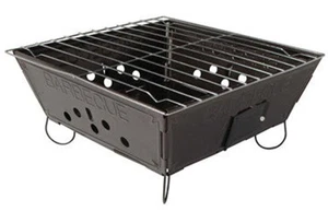 Portable pliant pliez-le Barbecue Bbq Grill Cooker pour Camp Camping jetable