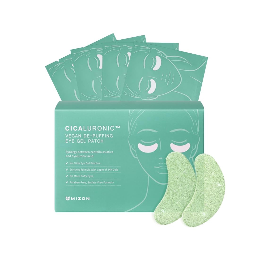 [MIZON] CICALURONIC VEGAN DE-PUFFING EYE GEL 84 g (Pack of 1), Cicaluronic
