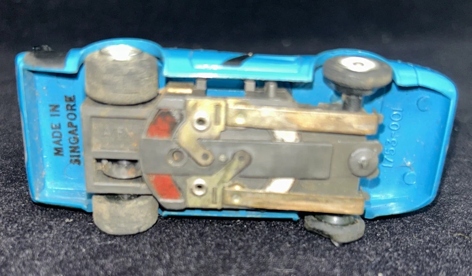 Cargador Aurora AFX Dodge Daytona Superbird #7-azul de colección Foto 4 de 4