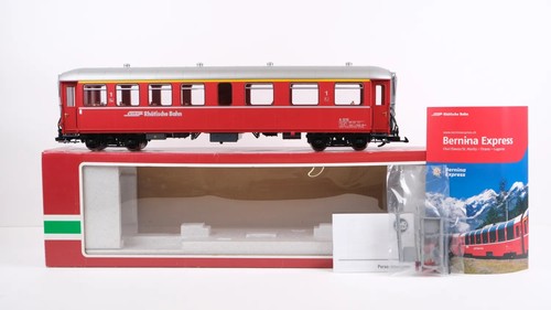 LGB G 31523 Personenwagen Bernina Express 1Kl. "Viafier retica" RhB (Beleuchtung | Condition: Gebraucht