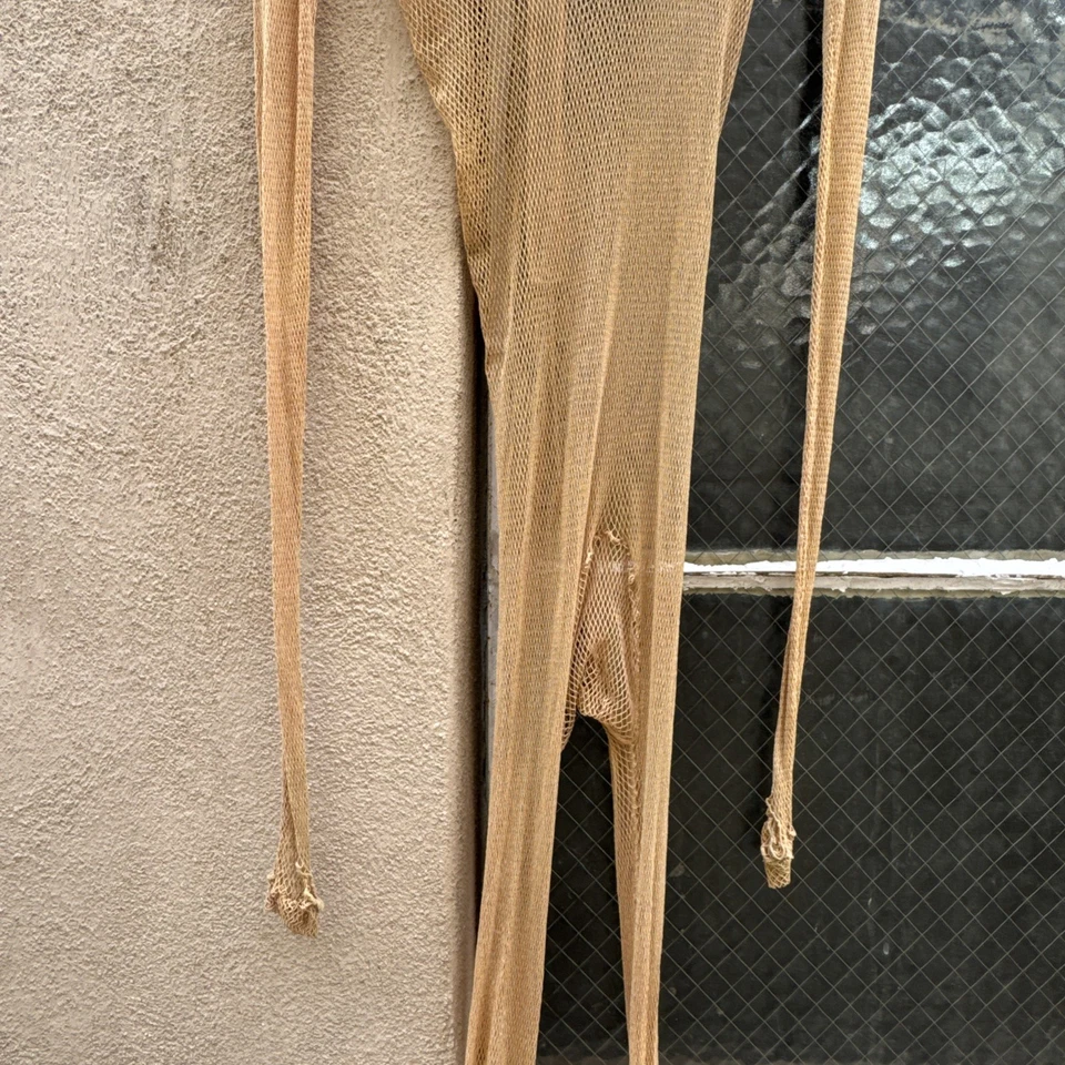 Vintage 1960s Fishnet Jumpsuit Mermaid Sequin Halloween Costume Showgirl Vintage - Image 4 of 4