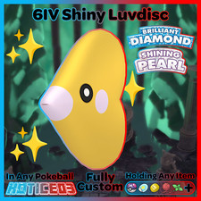 ✨ Shiny LUVDISC 6IV ✨ Pokemon Brilliant Diamond and Shining Pearl lv100 +EVs
