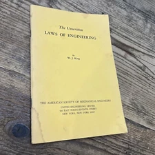 Unwritten Laws of Engineering by WJ King