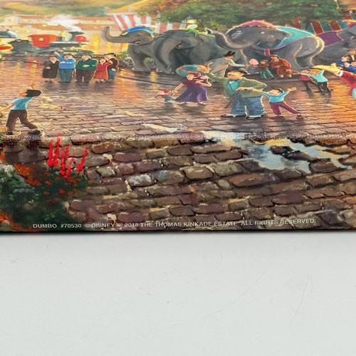 Thomas Kinkade Disney Dumbo 8” X 10” Gallery Wrapped Canvas NEW WITH COA - Picture 11 of 16
