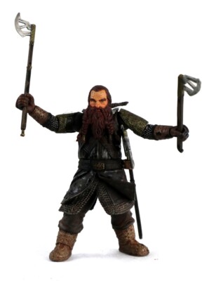Toy Biz Lord Of The Rings The Two Towers Helm's Deep Gimli Figure 2002