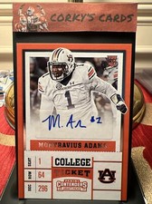 Montravius Adams AUTOGRAPH RC Auburn Tigers 2017 Panini Contenders AUTO Football