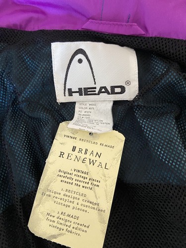 Certified Vintage HEAD shellsuit Tracksuit jacket ORGINAL MEN's LARGE 1980’s - Picture 6 of 7