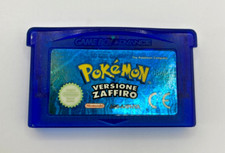 Pokemon Versione Zaffiro Nintendo Game Boy Advance PAL ITA gioco gba ORIGINALE