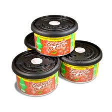 Little Trees Fiber Can Car Air Freshener 4-Pack Cherry Blast 